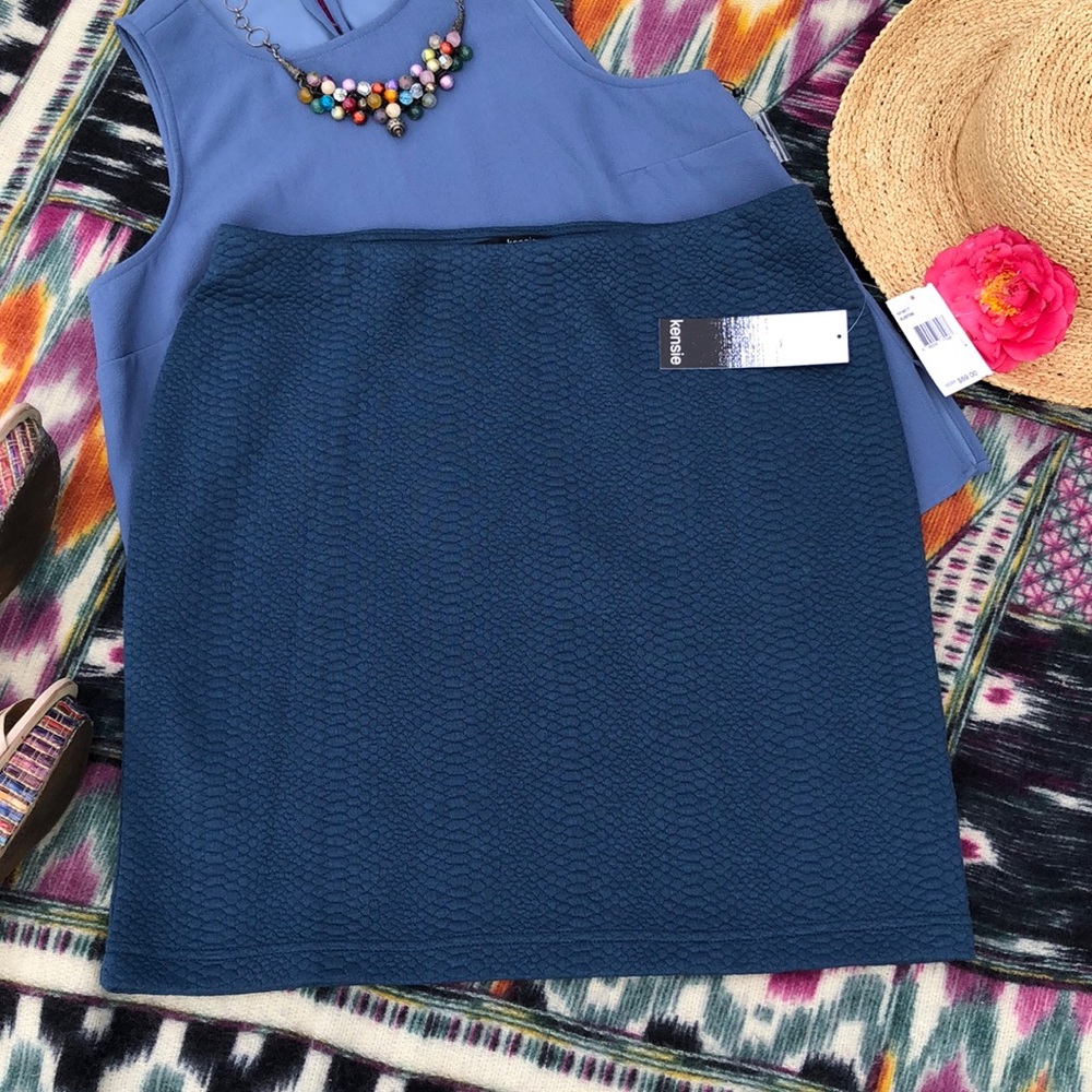 🌺 Kensie BNWT “Bluestone” Skirt; Misses Sz. Lg!